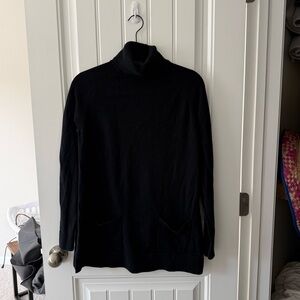 Women Black Turtleneck Sweater